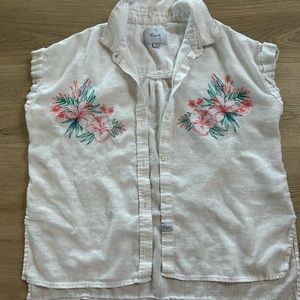 Rails embroidered shirt,  Small.